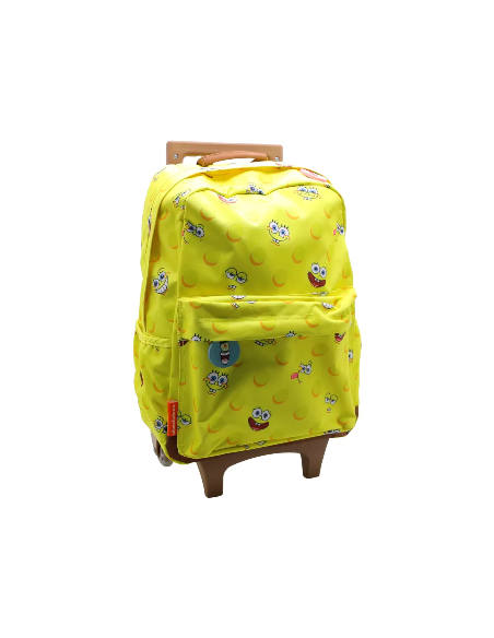 Mochila 16" C/ Carro Bob Esponja Bj251 Ck01