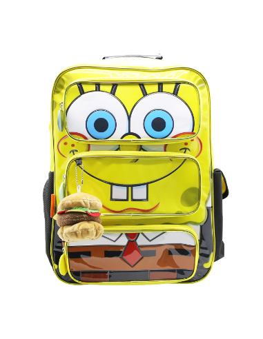 Mochila 18" 4 Bols Pvc C/llavero Hamburguesa Bj100 Ck01