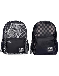 Mochila 18 U 1 Bols. Negra Chess-map 5536-5534 Csl01