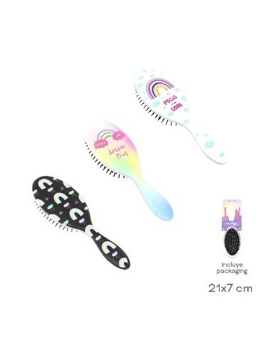 Cepillo P/cabello Oval Pastel 52977btar02