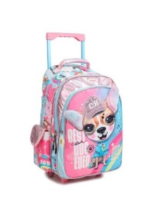 Mochila 18" C/carro Perro/gato Glitter Tr125/tr126/tr128 Bt278 Bt286 Bt302 Bt302 Chi01