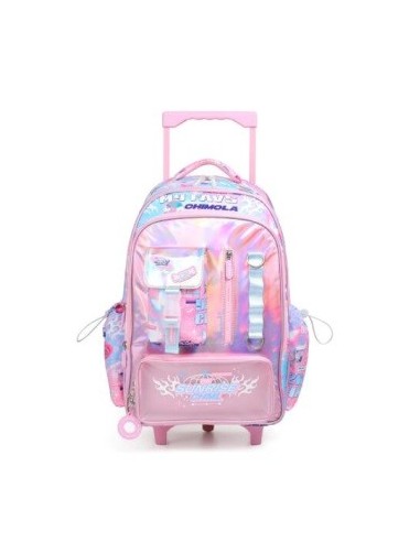 Mochila 18 C/ Carro Glitter/estampada/metalizada Mod. Surt. Tr57/tr59/tr60/bt85/tr133/tr134/tr135/tr142/tr143/tr144/tr150/t