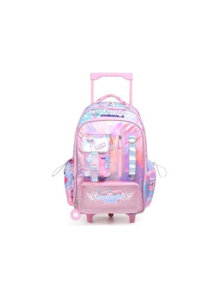 Mochila 18 C/ Carro Glitter/estampada/metalizada Mod. Surt. Tr57/tr59/tr60/bt85/tr133/tr134/tr135/tr142/tr143/tr144/tr150/t