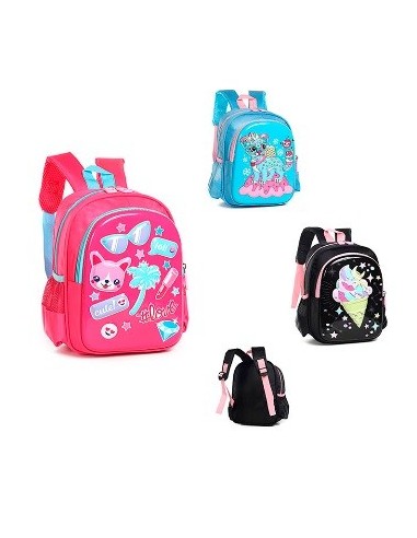 Mochila 13 2 Bols 3d Infantil Fantasia Mod. Surt. 51840 Tar02