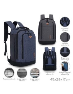 Mochila 17 Portanotebook Alpine Skate 16490/16491/16233/16234/16236/16233-16237-16239 Tar02