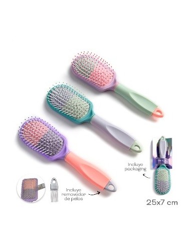 Cepillo P/cabello Oval Pastel Trendy 52992 Tar02