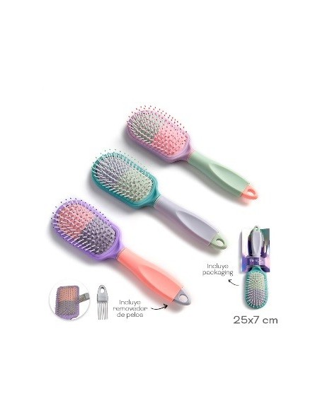 Cepillo P/cabello Oval Pastel Trendy 52992 Tar02