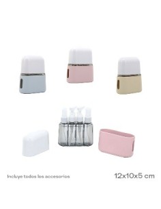 Set Viaje 4 Pcs Dispenser (jabon)  Spray (perfume) 17812c Tar02