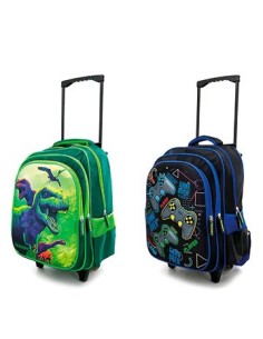 Mochila 16 C/carro Varon Mod. Surt. Trendy 17335/17339/17343/17347 Tar02