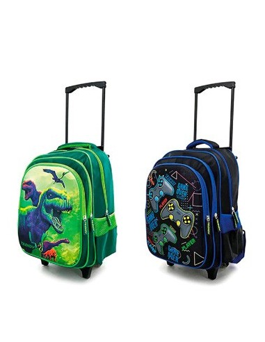 Mochila 16 C/carro Varon Mod. Surt. Trendy 17335/17339/17343/17347 Tar02