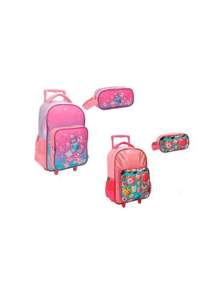 Mochila 12 C/carro Y Canopla Fantasia Trendy 28088/28090 Tar02