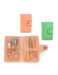 Set Manicura En Estuche Eco Cuero Col. By00127 17815 Tar02 Ps01