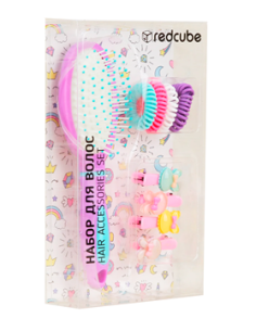 Set De Pelo Cepillo + Gomitas En Caja Cf-17079 Sf01