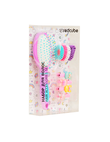 Set De Pelo Cepillo + Gomitas En Caja Cf-17079 Sf01