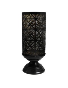Candelabro Copa 32cm Metal Calado 47518 Mdk01