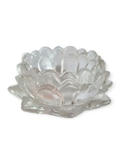 Porta Vela Vidrio F/flor 8x4cm 25600274 Tal01