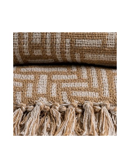 Manta 125x150cm Tramada C/flecos M0059 Mf01