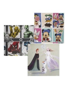 Papel Regalo Afiche Licencia Personajes 70x100 Muresco (b10)