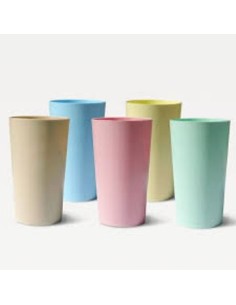 Vaso 400cc Conico Plast. Colores Pasteles Surt. 4505 Dia01