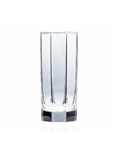 Vaso 275ml Trago Largo Octogonal X 6 Unid. Caja 57915670 Cr02
