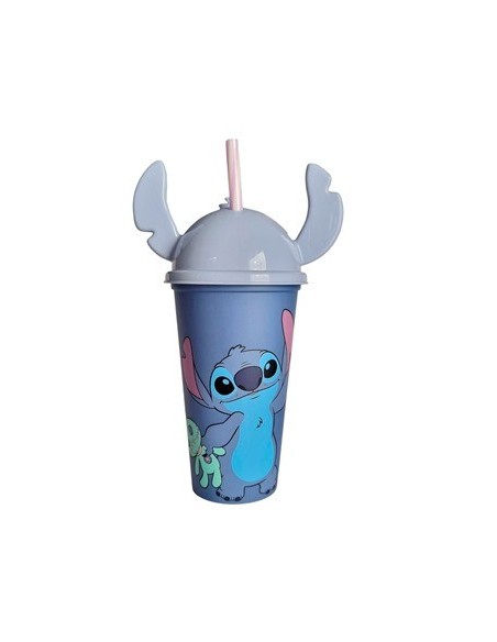 Vaso 500ml Stitch C/tapa Orejas 01stichth06 Bel01