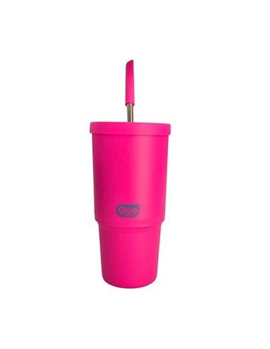 Vaso Simple C/tapa Y Sorbete 5813 Quo01