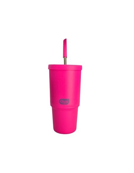 Vaso Simple C/tapa Y Sorbete 5813 Quo01