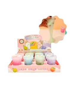 Slime Vaso Marmolado Color Pastel 28705 Col01 (b12)