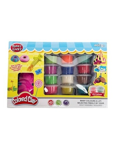 Masa X 12 + Moldes En Caja 27x17cm Ju0106 F018-143 Pri02