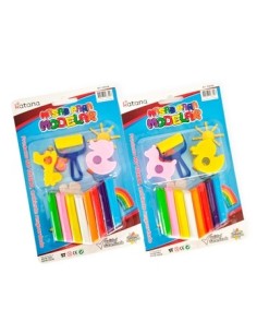 Masa 8 Colores P/modelar C/accesorios Blister 516108 Pen01