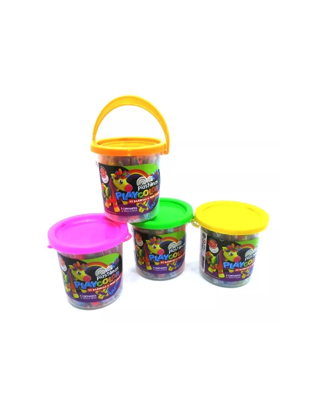 Baldecito Plast. X22 Plastilinas + 3 Moldes 812001050001 Fai01