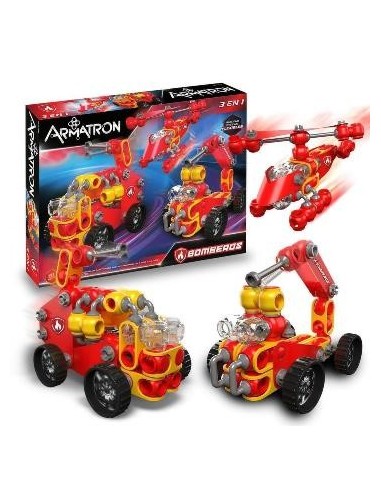 Armatron 3 En 1 Bomberos 91pzas 01-0768 Dim05