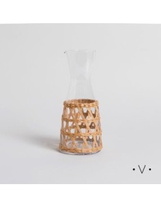 Botella 1.1lts Vidrio C/funda Maja 0528196 Mish02