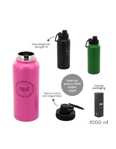 Botella 1000ml Termica Acero Color 18480 Tar02