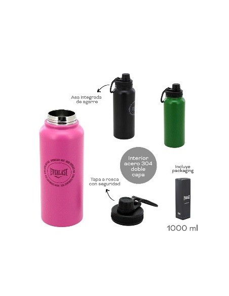 Botella 1000ml Termica Acero Color 18480 Tar02