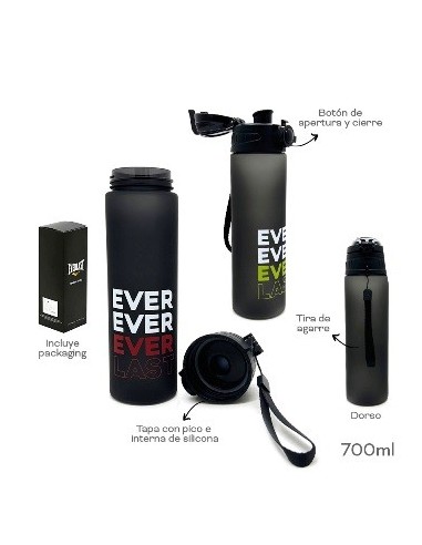 Botella 700ml Plast Everlast Mate 11397 Tar02