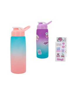 Botella 900ml Plast. Degrade Trendi 17394 Tar02