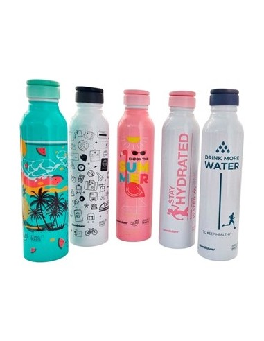 Botella 500ml Aluminio Mod. Surt. Refill Cli01 P15 901240/901271/901367 Art05 Mar02 (m)