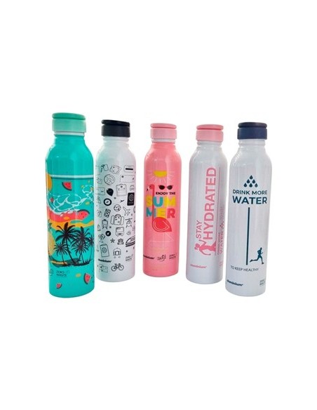 Botella 500ml Aluminio Mod. Surt. Refill Cli01 P15 901240/901271/901367 Art05 Mar02 (m)