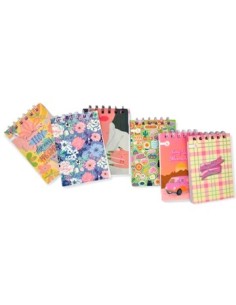 Libreta 9x13 60hjs C/esp. Elast. Surt.  Cool Love 1004 Rey02