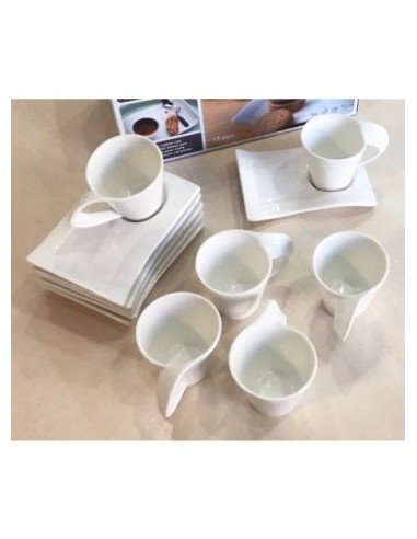 Jarrito Cafe C/plato Ceramica X 6 Unid. Caja 4921382 Bar02