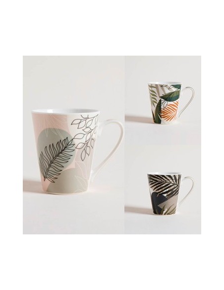 Jarro Mug 350ml Ceramica Decorado Surtido (m)