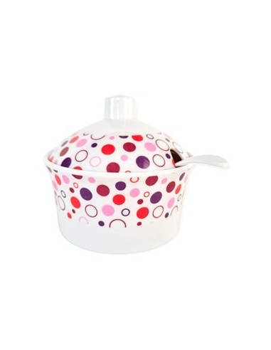 Azucarera C/cuchara Melamina Decorada 895/4022 200-14031/168 Clu02