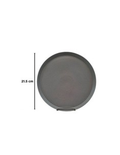 Plato Postre 22cm Ceramica Carbon 142778201 Ori02