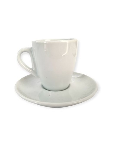 Taza Cafe C/plato Nova Ceramica Blanca 992077/3191711 Fbr01 (b24)
