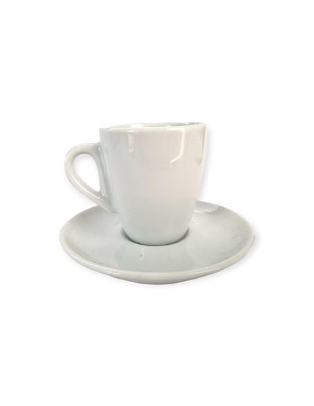 Taza Cafe C/plato Nova Ceramica Blanca 992077/3191711 Fbr01 (b24)