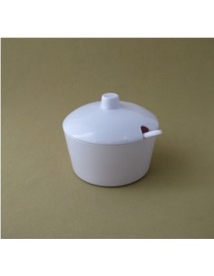 Azucarera C/cuchara Blanca Melamina 30245 Res01 (b96)