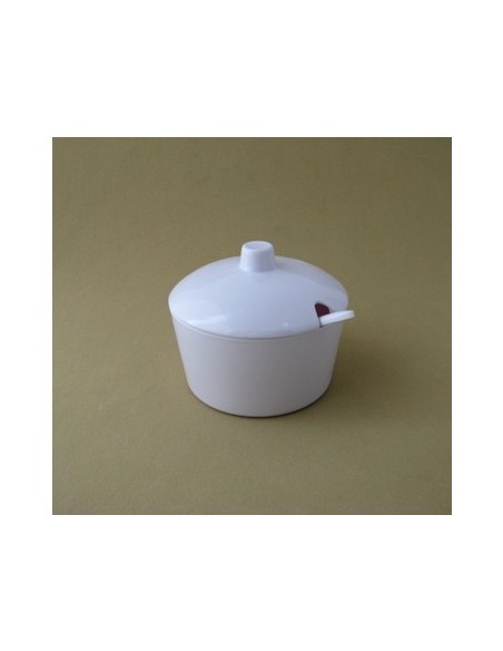 Azucarera C/cuchara Blanca Melamina 30245 Res01 (b96)