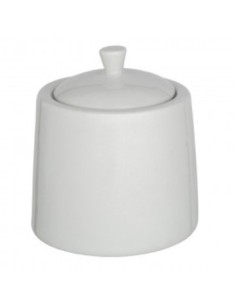 Azucarera 9 8x7cm Ceramica Blanca C5096 Dec01