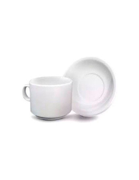 Taza 100ml C/plato Cafe Porcelana Schmidt 0025-6 0016-7 P5010 Res01 Dun01